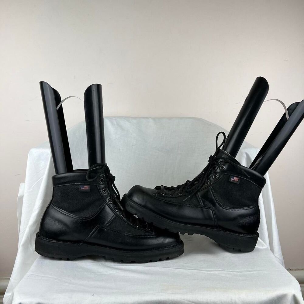 Danner 25200 Black Leather  Gore-Tex Lace Up boots Size US 10